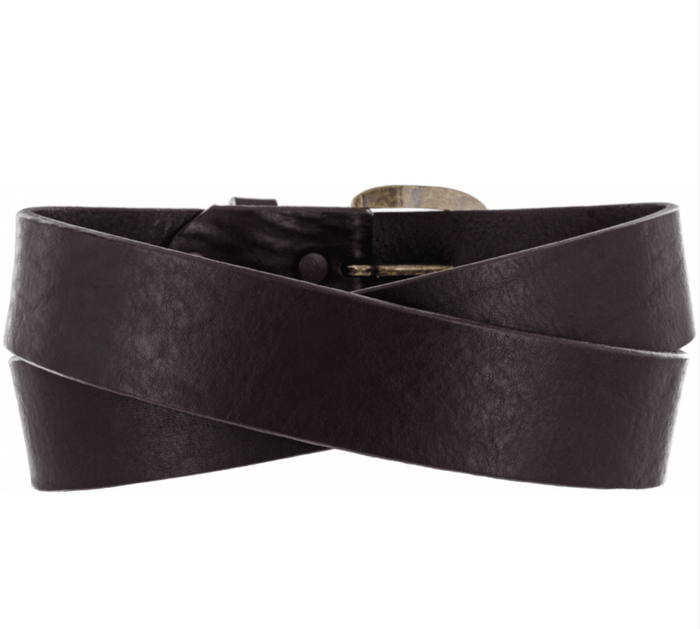 Justin Men's Brown Leather Basic Work Belt 232BR