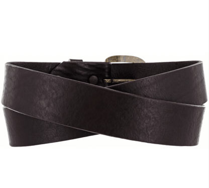 Justin Men's Brown Leather Basic Work Belt 232BR