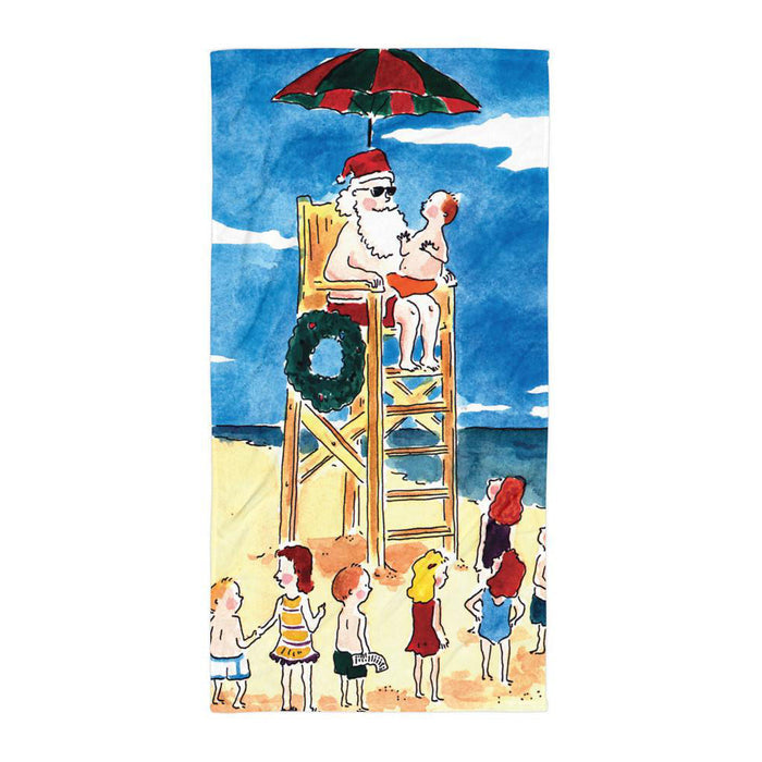 Kringle on the Beach Towel