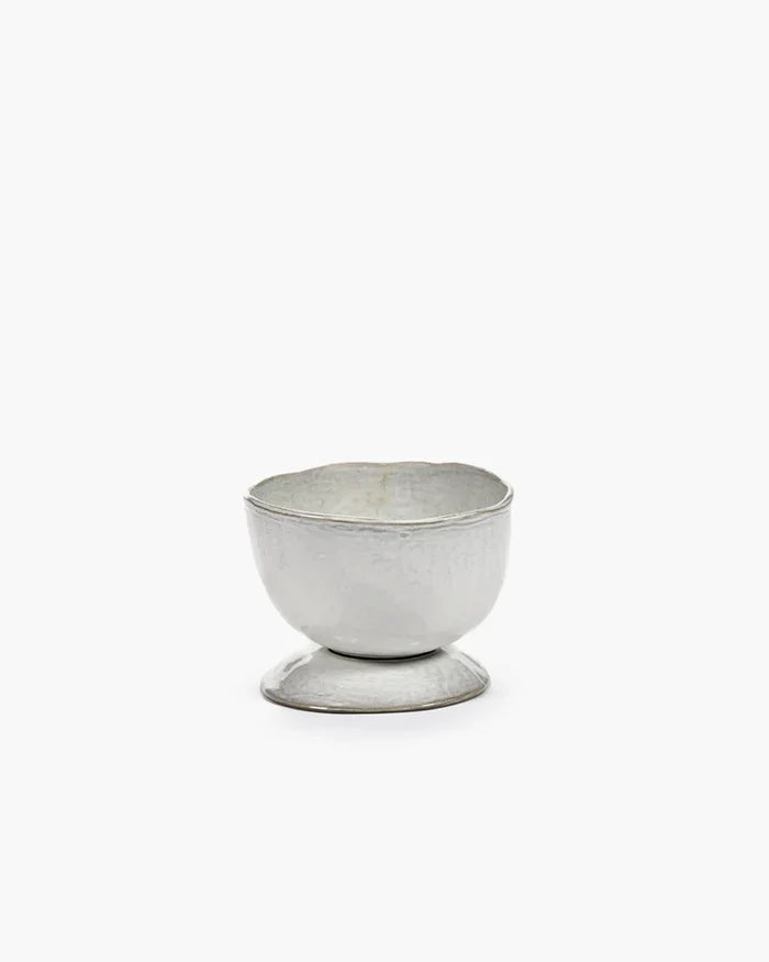 LA MERE SMALL FOOTED  BOWL IN WHITE