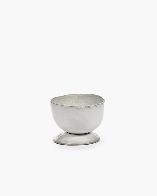 LA MERE SMALL FOOTED  BOWL IN WHITE