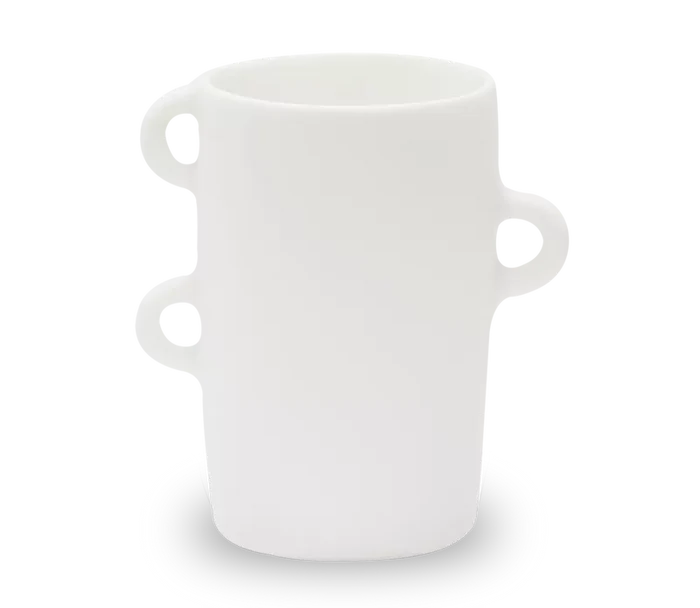 MEDIUM LOOPY VASE IN WHITE