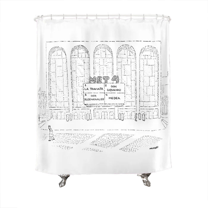 Met 4 Shower Curtain