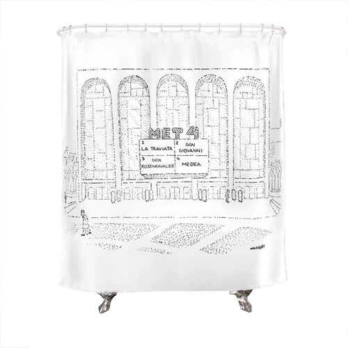 Met 4 Shower Curtain