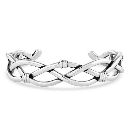 Montana Silversmith Woven Crown Bracelet BC5175-Painted Cowgirl Western Store