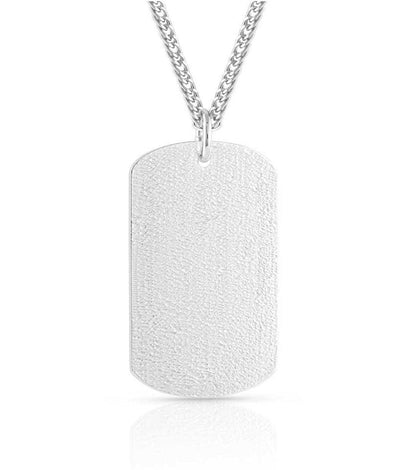 Montana Silversmiths God's Soldier Warrior Collections Dog Tag Necklace WCNC5086-Painted Cowgirl Western Store