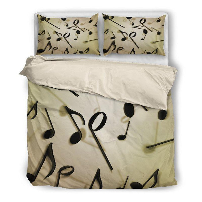 Music Notes Duvet Cover Set-KaboodleWorld