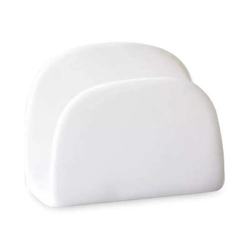 NAPKIN HOLDER IN WHITE
