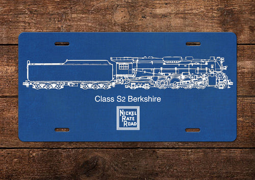 Nickel Plate Road Berkshire License Plate