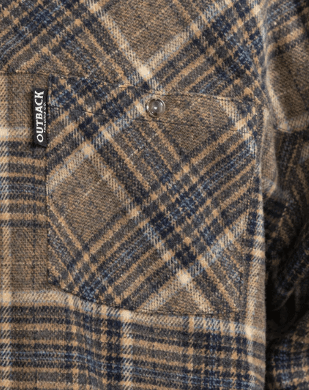 Outback Trading Co. Olive Greyson Long Sleeve Shirt 40258-OLV