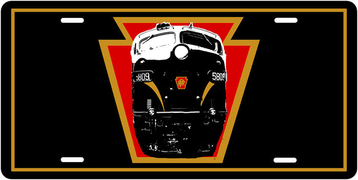 Pennsylvania RR (PRR) - E8 & Keystone - License Plate