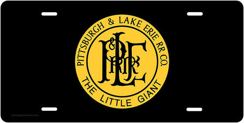 Pittsburgh & Lake Erie RR License Plate