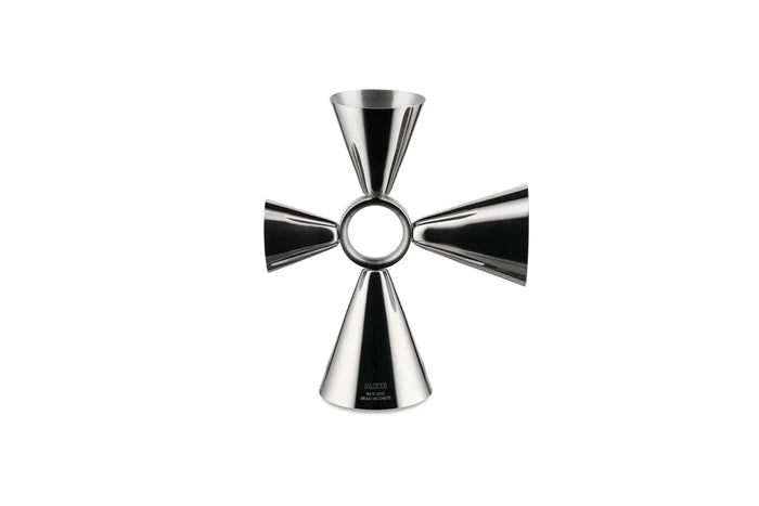 QUATRI JIGGER IN STAINLESS STEEL
