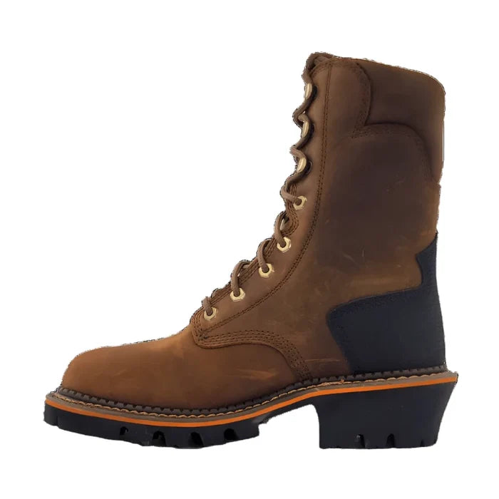 R. Watson Men's 8” Lace Up Composite Toe Waterproof Logger Work Boot RW1300-CT-W