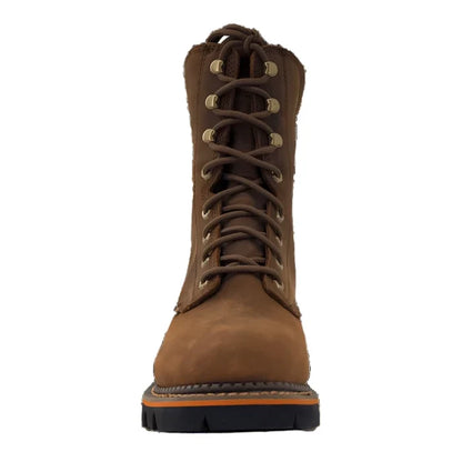 R. Watson Men's 8” Lace Up Composite Toe Waterproof Logger Work Boot RW1300-CT-W