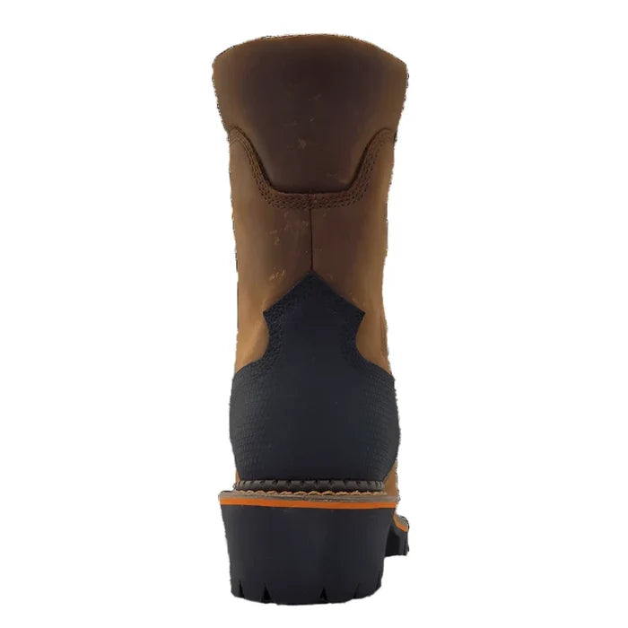 R. Watson Men's 8” Lace Up Composite Toe Waterproof Logger Work Boot RW1300-CT-W