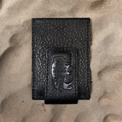 Red Dirt Hat Co. Black & Turquoise Aztec Leather Money Clip Card Case 24068875M4-Painted Cowgirl Western Store