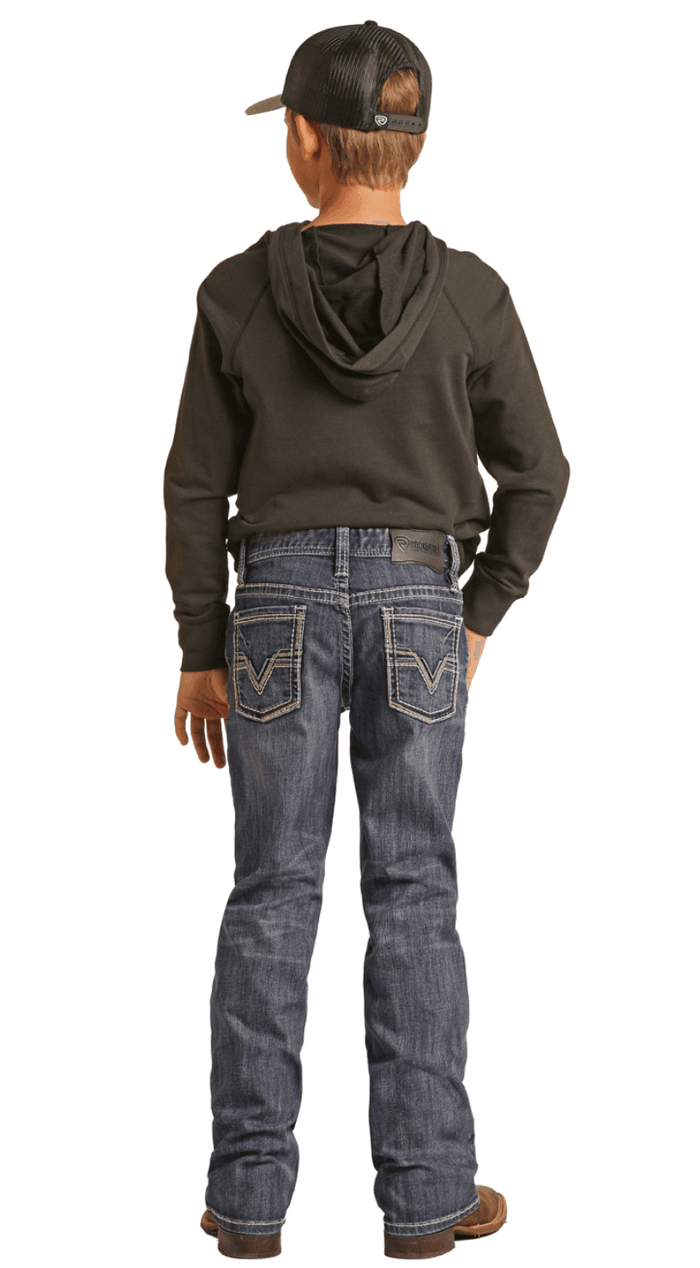 Rock & Roll Boys Bootcut Jeans RRBD0BR0LG