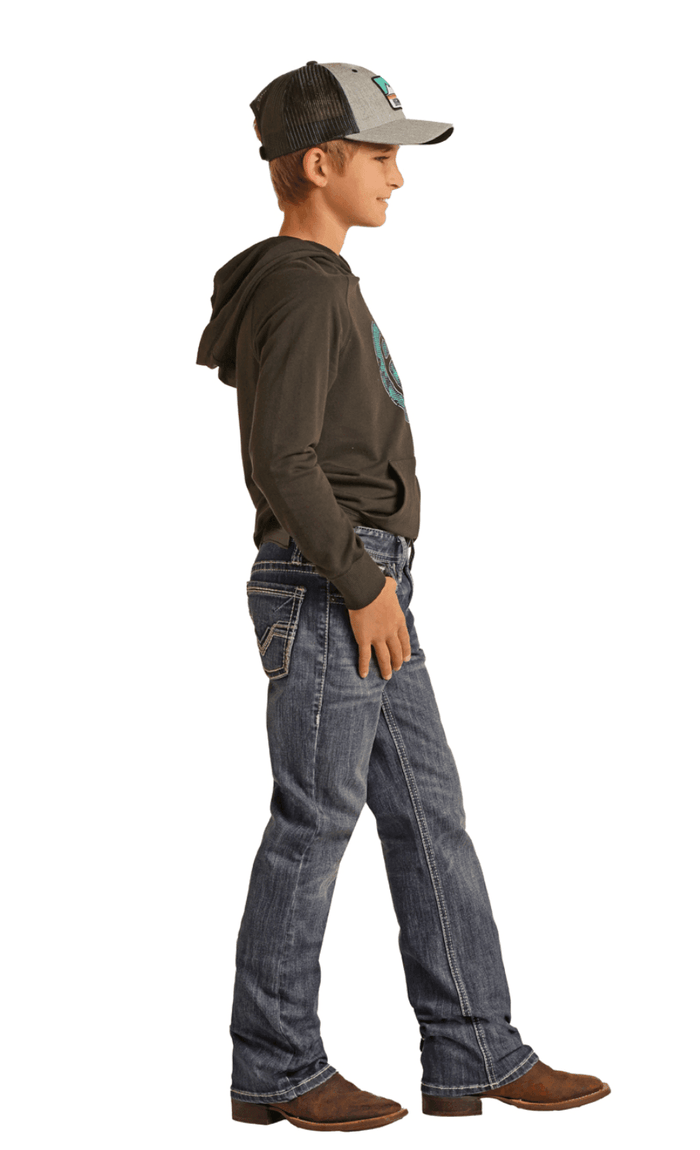 Rock & Roll Boys Bootcut Jeans RRBD0BR0LG
