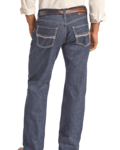 Rock & Roll Cowboy Men's Double Barrel Relaxed Straight Leg Jean BMS0D02502