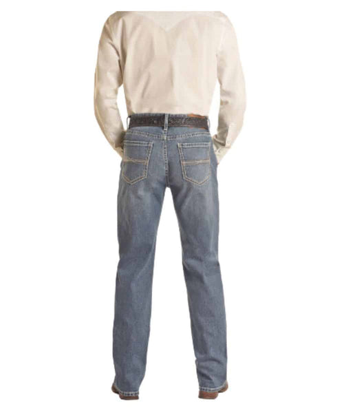 Rock & Roll Cowboy Men's Double Barrel Vintage '46 Relaxed Straight Leg Jean VM0SD02585-Painted Cowgirl Western Store