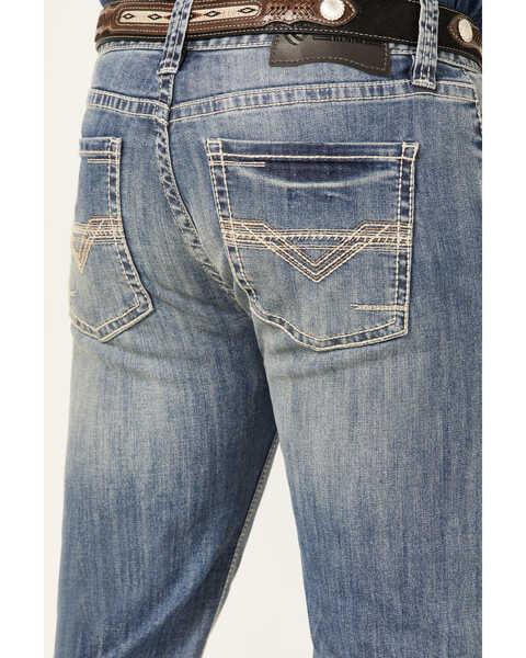 Rock & Roll Cowboy Men's Reflex Regular Fit Stretch Stackable Jean RRMDSPRZSL-Painted Cowgirl Western Store