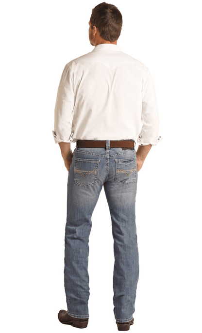 Rock & Roll Cowboy Men's Reflex Regular Fit Stretch Stackable Jean RRMDSPRZSL