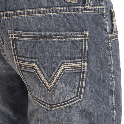 Rock & Roll Cowboy Men's Regular Fit Straight Leg Jeans BM1PD02496