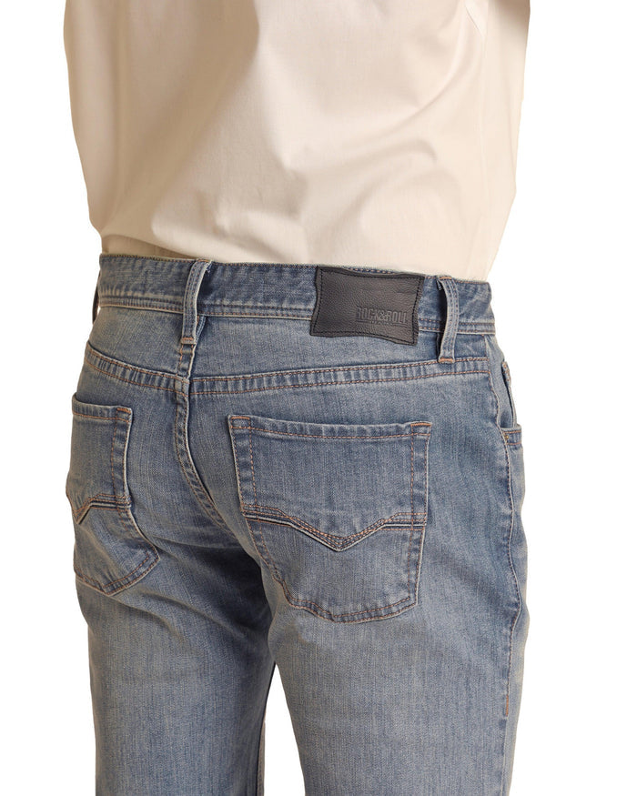 Rock & Roll Cowboy Men's Vintage '46 Regular Fit Straight Leg Jeans RRMD1PR13J-Painted Cowgirl Western Store