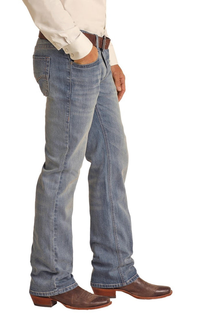 Rock & Roll Cowboy Men's Vintage '46 Regular Fit Straight Leg Jeans RRMD1PR13J-Painted Cowgirl Western Store