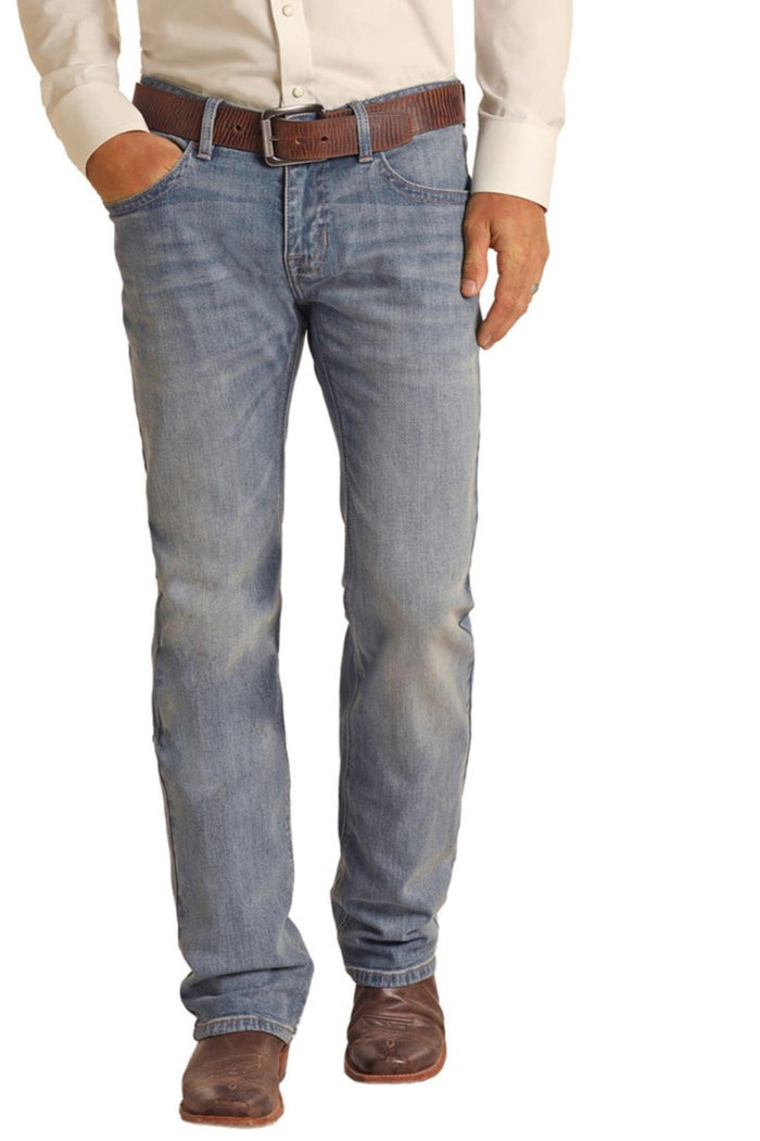 Rock & Roll Cowboy Men's Vintage '46 Regular Fit Straight Leg Jeans RRMD1PR13J-Painted Cowgirl Western Store