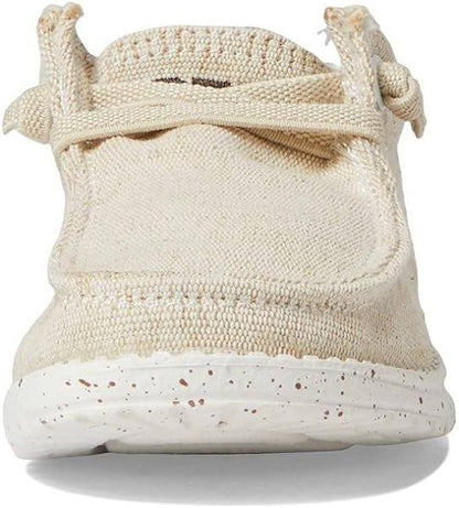 Roper Children/Youth Hang Loose Tan Canvas Slip On Laced Shoe 1793-3012