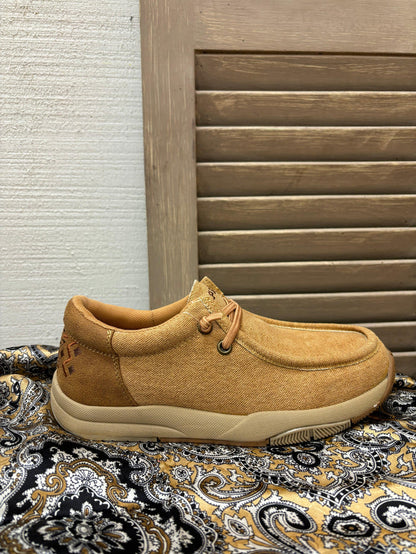 Roper Women's Vintage Tan Canvas Chukka Casual Shoe 1663-3415-Painted Cowgirl Western Store