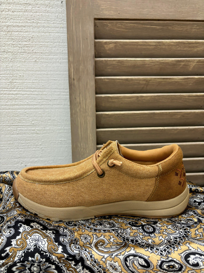 Roper Women's Vintage Tan Canvas Chukka Casual Shoe 1663-3415-Painted Cowgirl Western Store