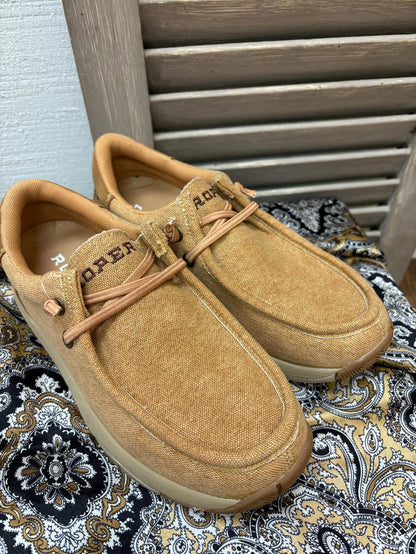 Roper Women's Vintage Tan Canvas Chukka Casual Shoe 1663-3415-Painted Cowgirl Western Store