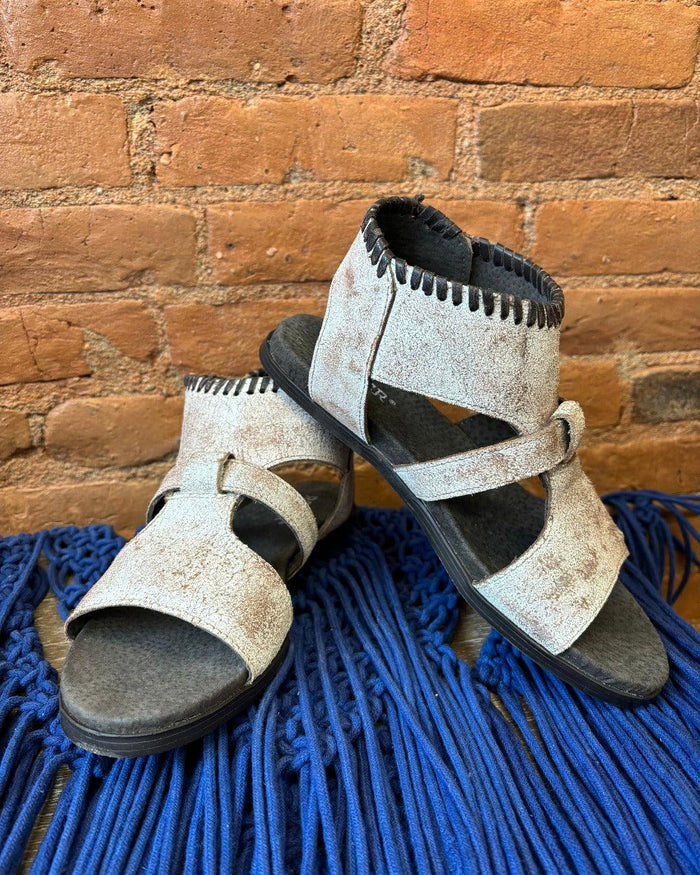 Roper Women's Vintage White Free Spirit Ankle Strap Sandal 0607-2894-Painted Cowgirl Western Store