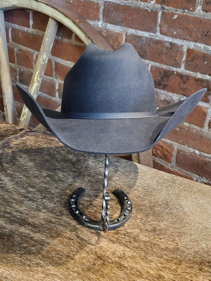 Serratelli 2X Star Granite Grey Felt Western Cowboy Hat-Painted Cowgirl Western Store