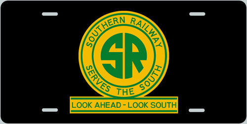 Southern Railway (SOU) Logo with Rail License Plate