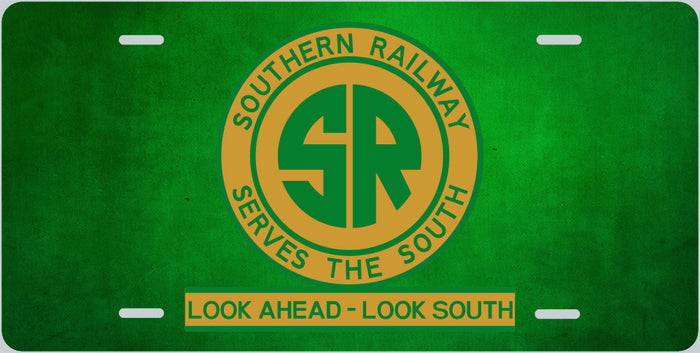 Southern Railway (SOU) Logo with Rail License Plate