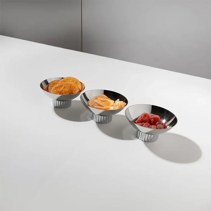 STAINLESS STEEL STRIATIONS TRIO BOWL SET
