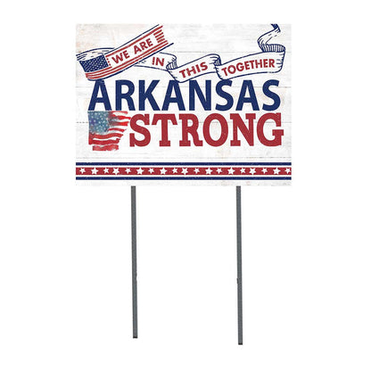 State Strong Lawn Sign Arkansas