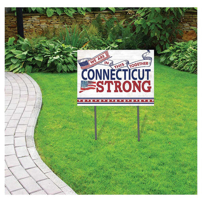 State Strong Lawn Sign Connecticut