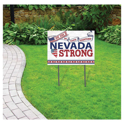 State Strong Lawn Sign Nevada