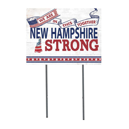 State Strong Lawn Sign New Hampshire