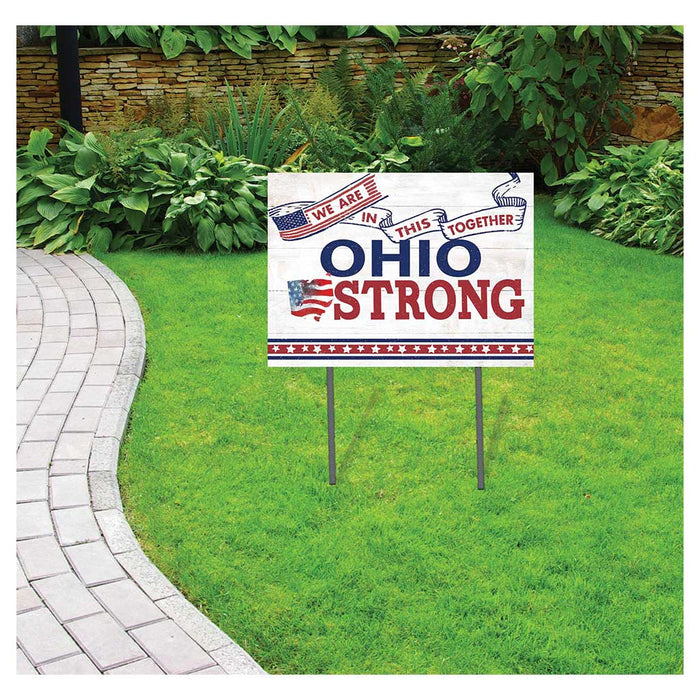 State Strong Lawn Sign Ohio