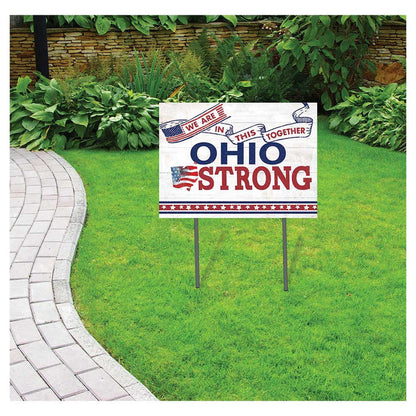 State Strong Lawn Sign Ohio