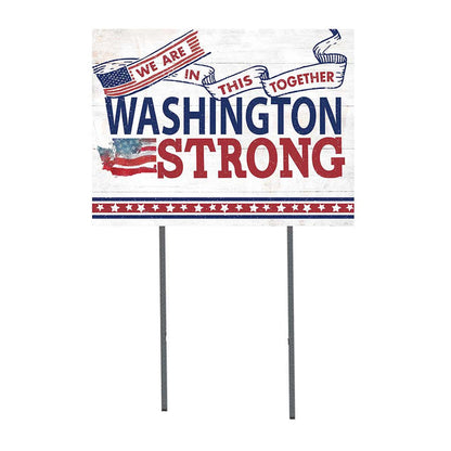 State Strong Lawn Sign Washington