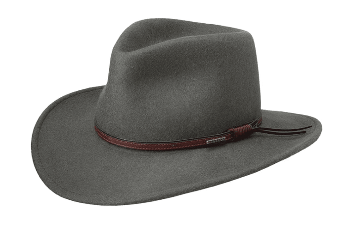 Stetson Bozeman Steel Crushable Wool Cowboy Hat TWBOZE 85