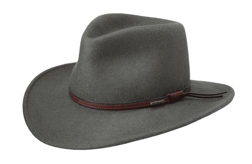 Stetson Bozeman Steel Crushable Wool Cowboy Hat TWBOZE 85