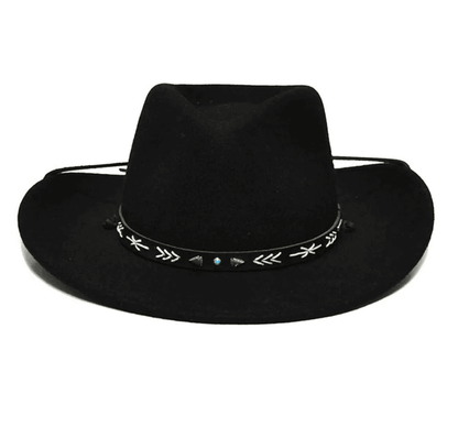 Stetson Santa Fe Black Crushable Wool Cowboy Hat SWSTFE-8132